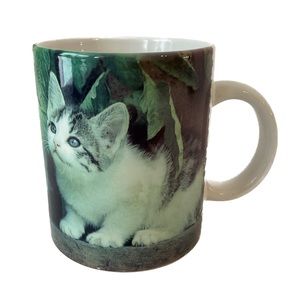 Vintage Kitten Mug With Wordsworth Poetry Quote 1996